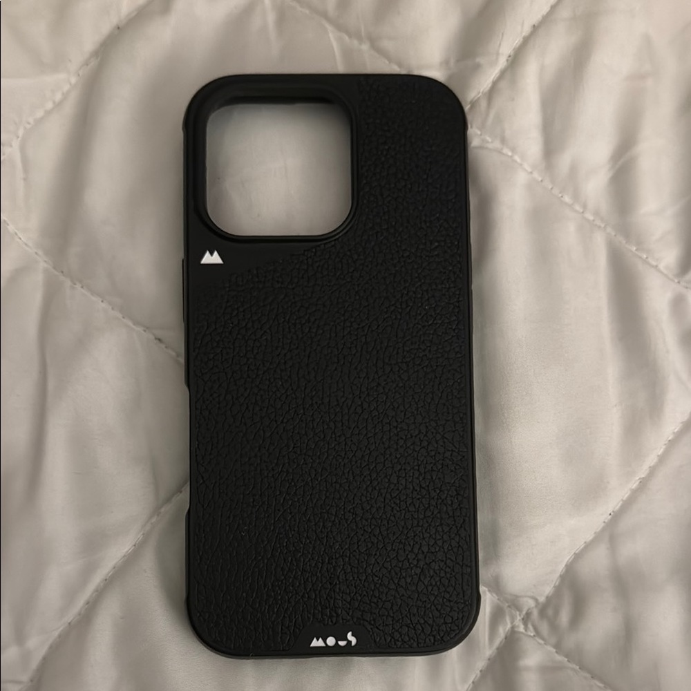 Black Matte Protective iPhone Case Sleek Design